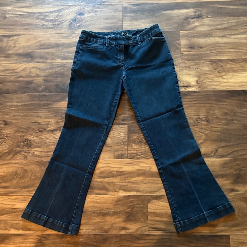 The Limited Dark Blue Flare Jeans